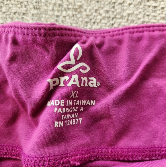Prana Ashley Capri Legging Women Size XL Fuchsia Pink - Picture 3 of 5